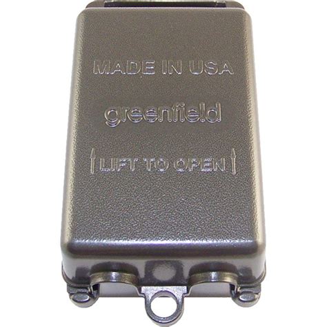 greenfield while-in-use weatherproof electrical box cover vertical bronze|Greenfield Made in The U.S.A. CGFIVBRS Series .